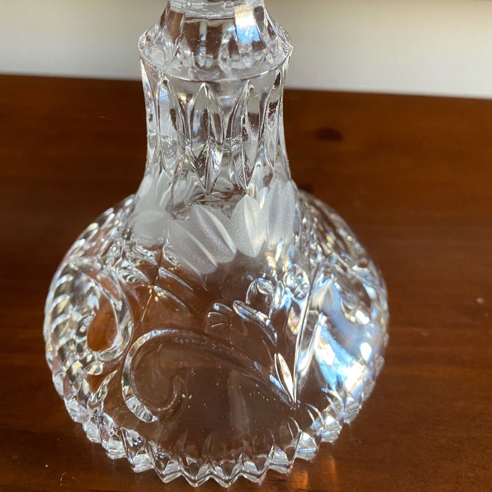 5” Crystal Candlesticks with Round Base - Picture 7 of 14